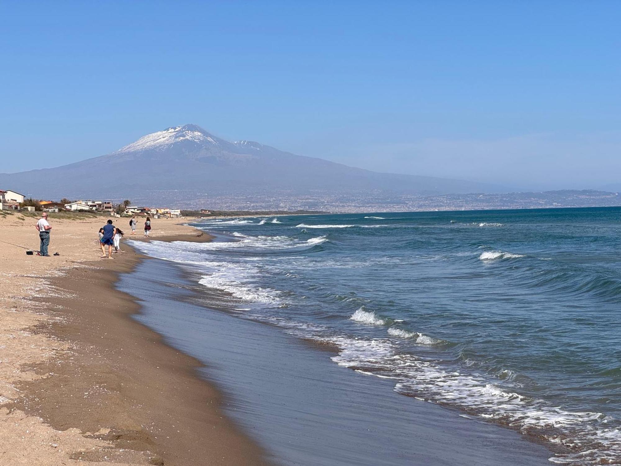 Paradiso Fronte Mare Villa Agnone Bagni Bagian luar foto